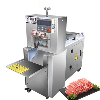 Schneidemaschinen für gefrorenes Rind- und Hammelfleisch in Lebensmittelverarbeitungsbetrieben, Hammelrollenschneidemaschine