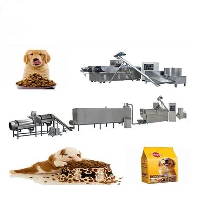 kaufen Automatische Industrie Trockenfutter für Haustiere Vollproduktionslinie Verarbeitungsmaschine Kibble Hundefuttermachine Online-Herstellung