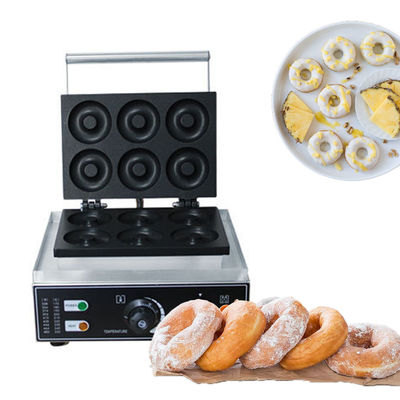 kaufen Fast-Food Automatische Snacks-Making-Maschine Elektrische Waffelmacher gebacken Mini 6 Loch Online-Herstellung