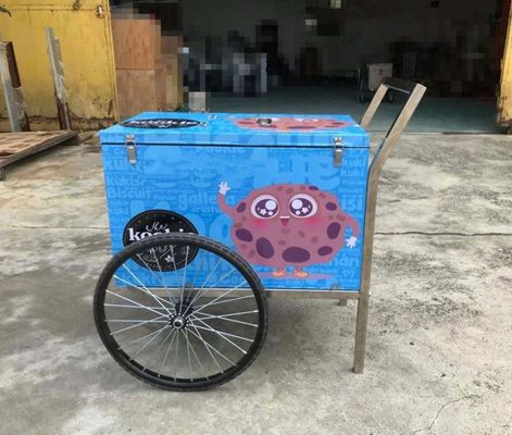 kaufen 6 Geschmacksrichtungen kleine italienische Gelato-Anzeigekarre Online-Herstellung