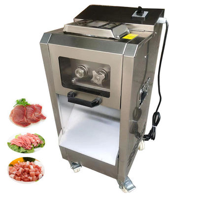 kaufen Automatische 3mm-Kommerzielle Speck-Frischfleisch-Schneidemaschine Kleines Rundmesser Online-Herstellung