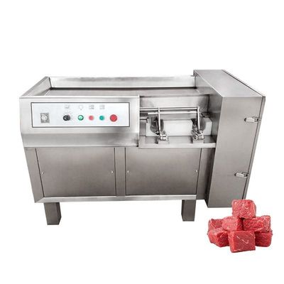 kaufen Multifunktionelle automatische Rindfleisch-Hühnchen-Dicer gefrorene Fleischwürfel-Schneidemaschine in kleine Würfel geschnitten Online-Herstellung