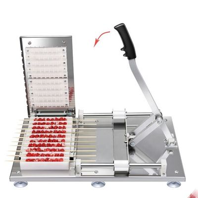 kaufen Grill-Skewers für Grill-Grill Hühner Bbq Kebab Skewer-Maschine Lamm Bbq Skewering-Maschine Kebab-Making-Maschine Online-Herstellung