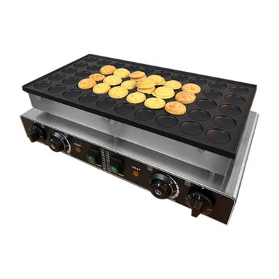 kaufen Profi-Snackmaschinenhersteller Edelstahl-Mini-Pancke-Maschine 50 Löcher Dorayaki-Pancke-Machmaschine Online-Herstellung
