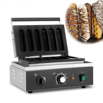 kaufen CE Gusseisen Elektrische andere Snackmaschine koreanische kommerzielle Weihnachts 6 Stick Maisswaffel Hot Dog Maker Online-Herstellung