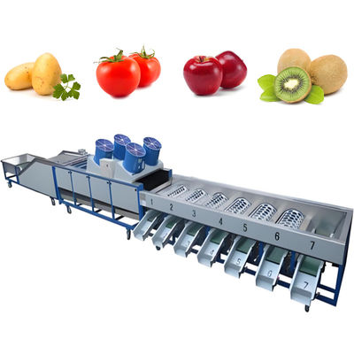 kaufen Automatische Produktion Obst- und Gemüsewaschmaschine Bequemer Betrieb Online-Herstellung