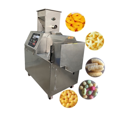 kaufen Kleine Mini Puff Kartoffel Reis Weizen Mais Mehl Kugel Stick Chips Snack Essen Herstellung Extrusion Käse Puff Extruder Mais Maschine Online-Herstellung