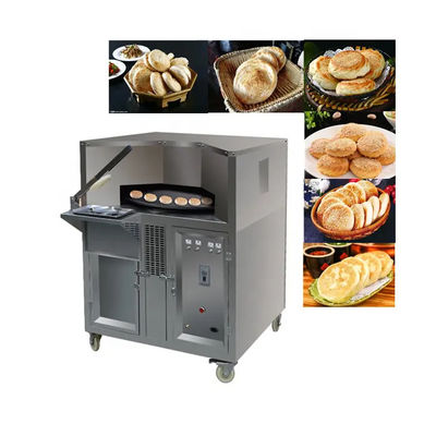 Gas-Pita-Brot-Ofen kommerzieller elektrischer großer Gas-Industrie-Flach-Pita-Brot-Ofen Gas 110-220 Volt automatisch