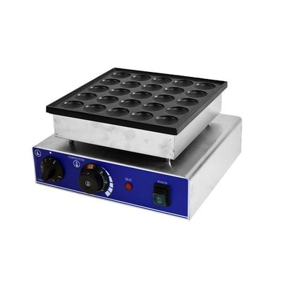 Kommerzielle Snack-Ausrüstung 25-Loch-Elektrische Muffin-Maschine Mini-Pannenkuchen-Waffelfabrik-Pannenkuchenmaschine