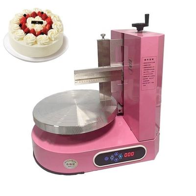 Runder Hochgeschwindigkeitskuchen, der Maschinenkuchen-Zuckerglasurmaschine verziert