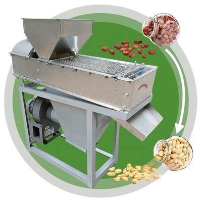 Trockene Kiefernuss Rothaut Erdnuss Schälmaschine Kleine Erdnuss Schälmaschine Automatisch