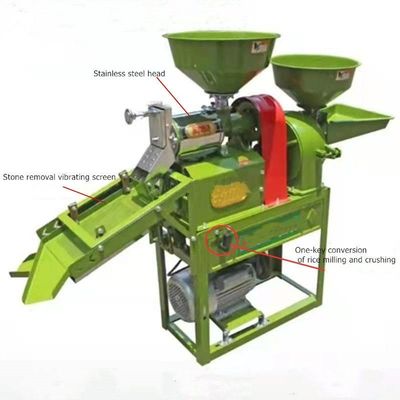 300 kg/h Getreideverarbeitungsmaschine Pulverizer Lebensmittelmüller Vibrationsbildschirm Komplett-Set