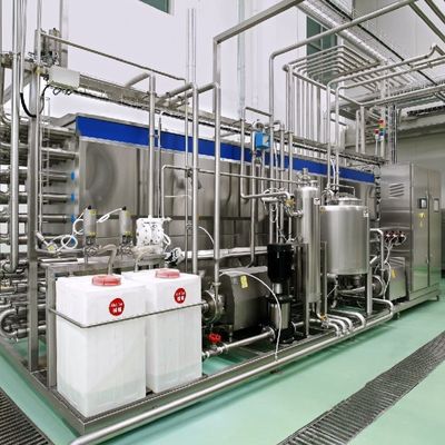 500lph Pasteurisierte Milchverarbeitungslinie Flaschenmilchverarbeitungsmaschinen SUS304 / 316L