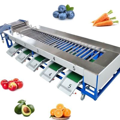 Fruchtgewicht Auswahl Frucht Gemüse Verarbeitungsmaschine für die Einstufung Sortieren von Obst