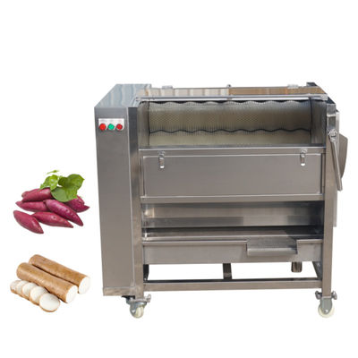 220V Spannungs-Bürste-Rollmaschine zur Verarbeitung von Obst und Gemüse zur Auswahl des Obstgewichts